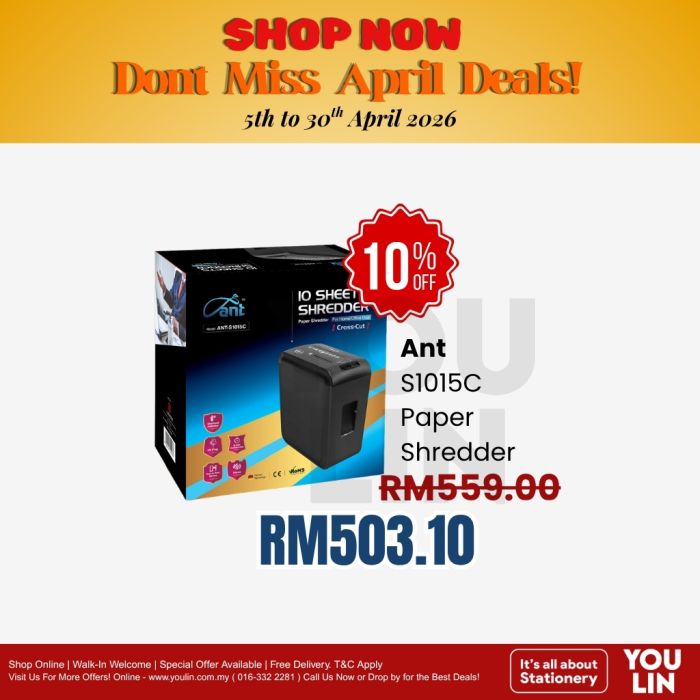 ANT S1015C Paper Shredder