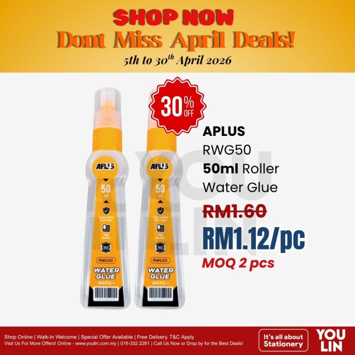Aplus Roller Water Glue 50ml