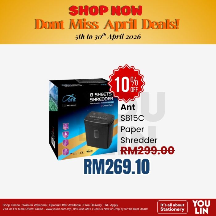 ANT S815C Paper Shredder