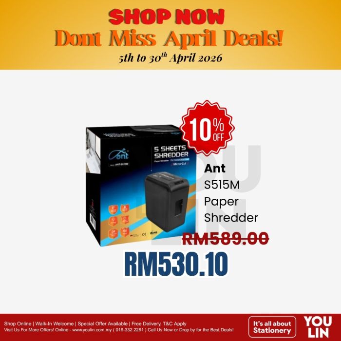 ANT S515M Micro Cut Paper Shredder