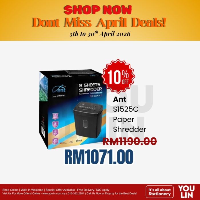 ANT S1525C Cross Cut Shredder