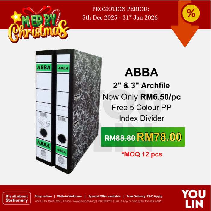 ABBA 2''(50mm) FC 404 Silver Arch File (While Stock Last)