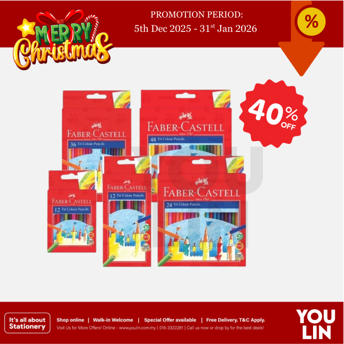 Faber Castell Tri-Colour Pencil