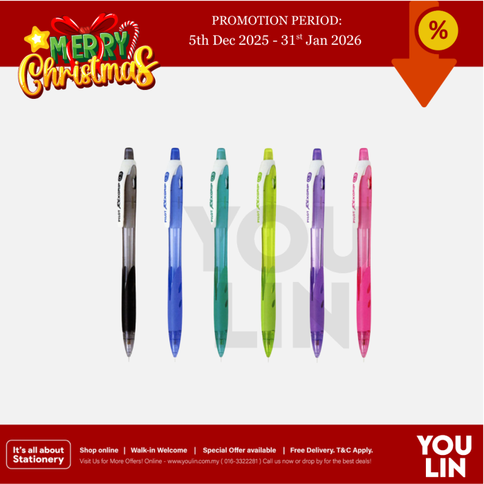 Pilot RexGrip 0.5mm + 1 tube Pencil Lead