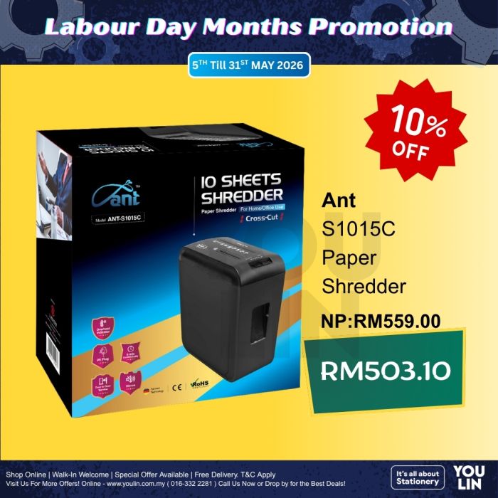 ANT S1015C Paper Shredder