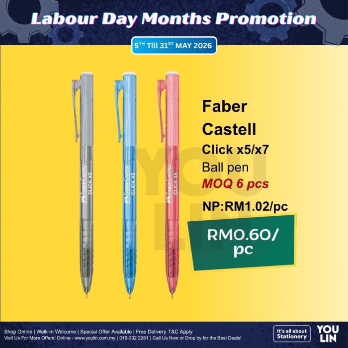 Faber Castell 0.7MM Click X7 Ball Pen