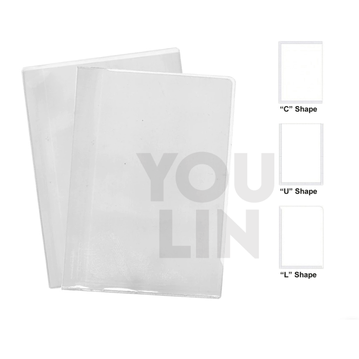 PVC F4 L/C/U-Shape Clear Folder