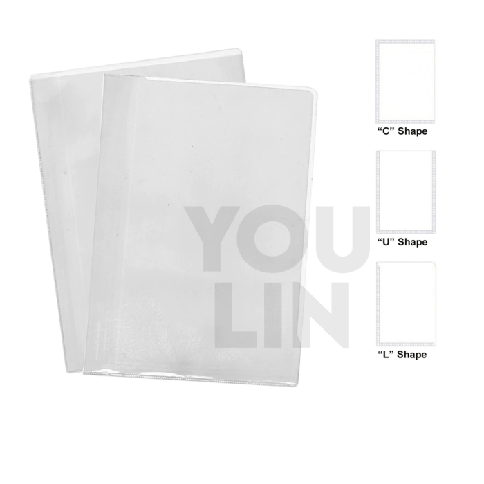 PVC L/C/U-Shape Clear Folder