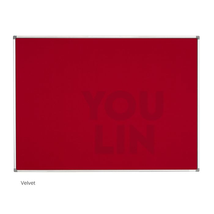 WriteBest Aluminum Frame Velvet Notice Board