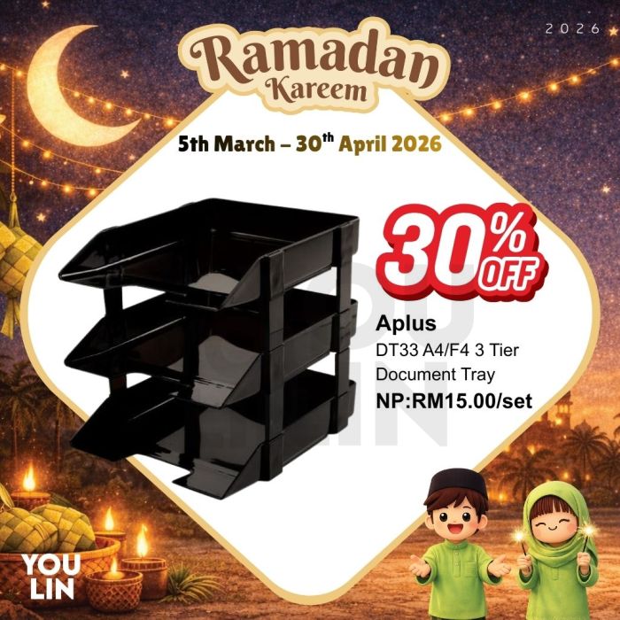 APLUS DT33 A4/F4 3 Tier Document Tray