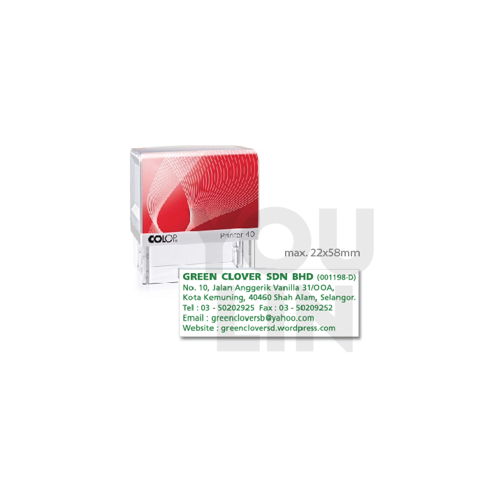 Colop Printer 40 Self-Ink Stamp (max.22 x 58mm)