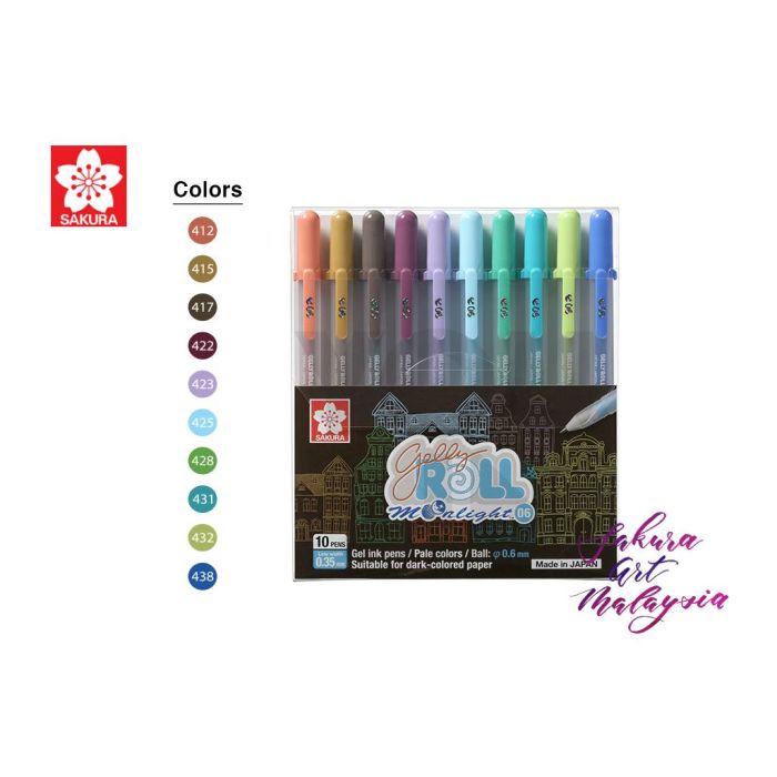 Sakura Gelly Roll Moonlight 10's Set