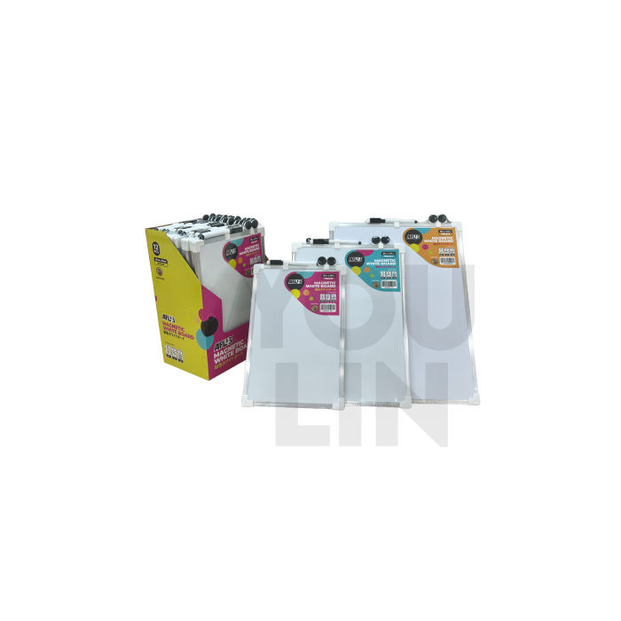 Aplus WB3040 30cm x 40cm DS Magnetic Whiteboard