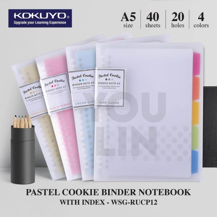 Kokuyo WSG-RUCP12 Binder Notebook A5