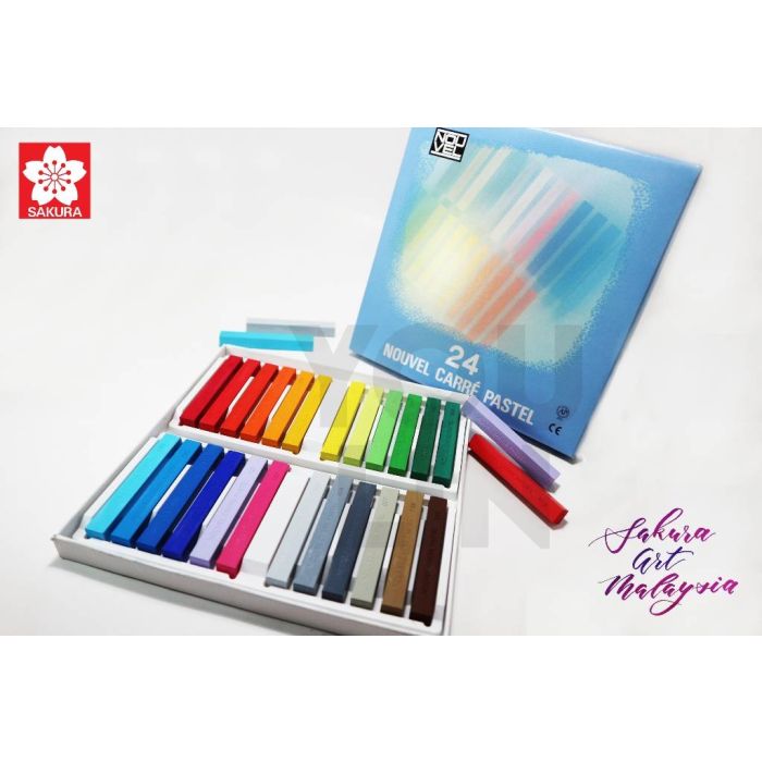 Sakura Nouvel Carre Pastel 24 Color Set-B