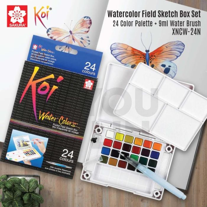 Sakura Koi Water Color Set - 24 Color