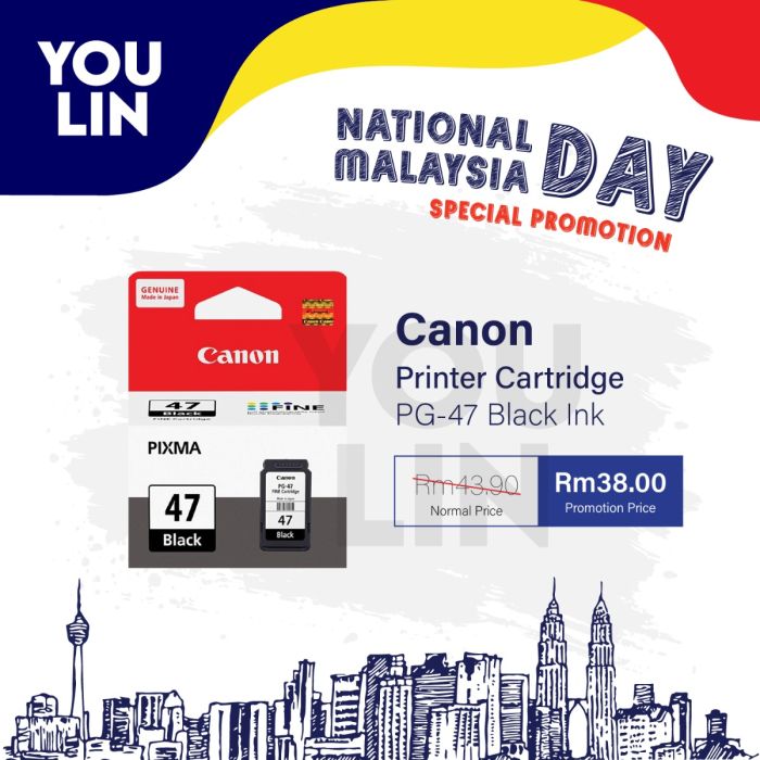 Canon PG-47 Black Ink Cartridge