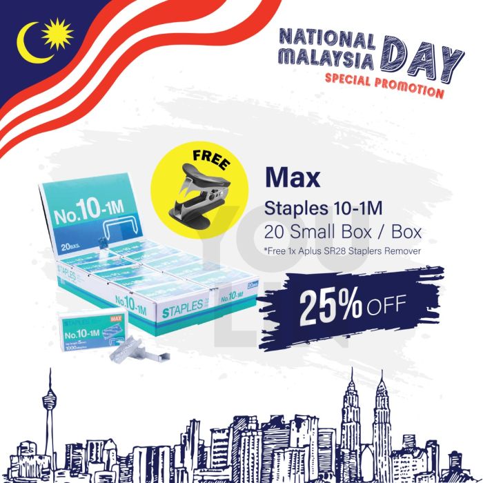 Max Staples (Stapler Bullet) NO.10-1M