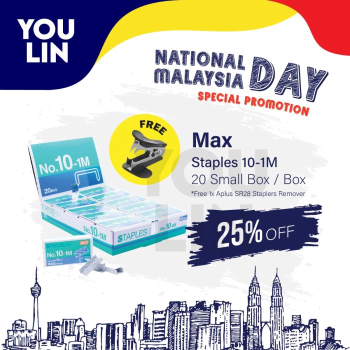 Max Staples (Stapler Bullet) NO.10-1M