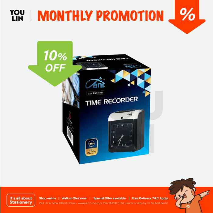 Ant Electronic Time Recorder - Analog