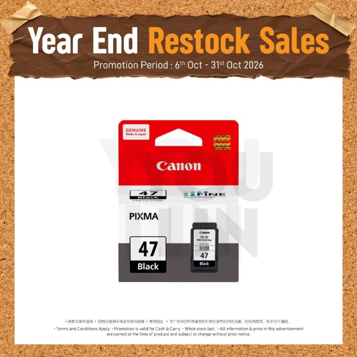 Canon PG-47 Black Ink Cartridge