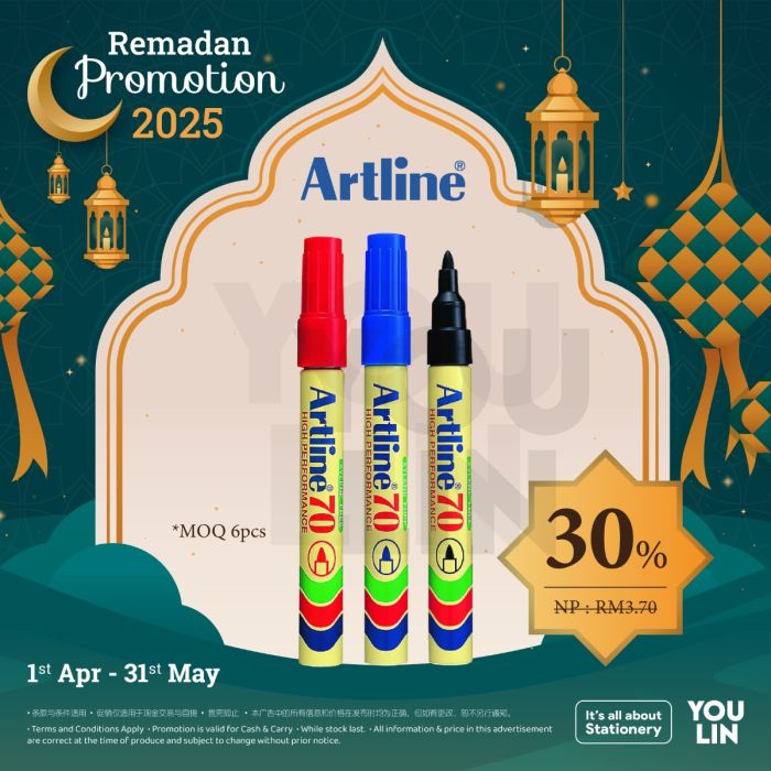 Artline 70 Permanent Marker Pen 1.5mm