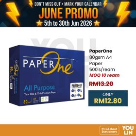 PaperOne 80gsm A4 Paper 500's/ream