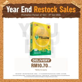 IK Yellow 70gsm A4 Paper - 500's/ream