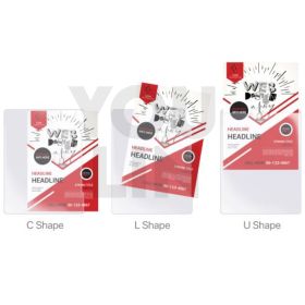 PVC A4 L/C/U-Shape Clear Folder 24pc/pkt