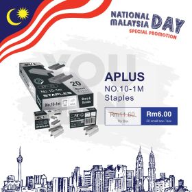 APLUS No.10-1m Staples ( 20 small box/box )