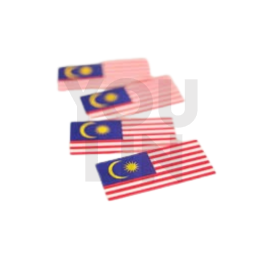 MALAYSIA FLAG BADGE - IRON-ON (5'S)