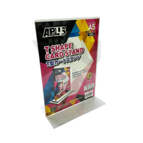 APLUS A5 T SHAPE CARD STAND - VERTICAL