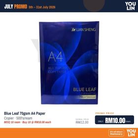Blue Leaf A4 70gsm Photostat Paper 500's