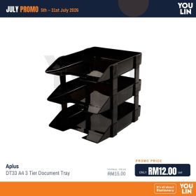 APLUS DT33 A4/F4 3 Tier Document Tray