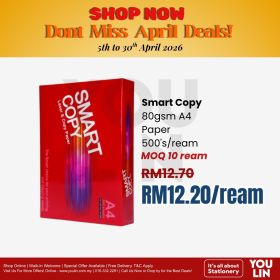 Smart Copy 80gsm A4 Paper 500's