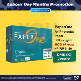 PaperOne 75gsm A4 Paper 500's/ream 