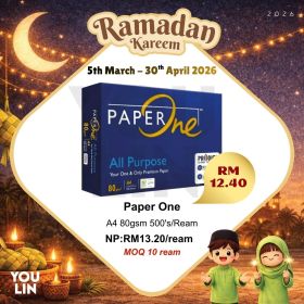 PaperOne 80gsm A4 Paper 500's/ream