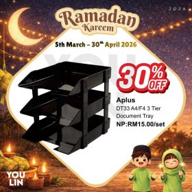 APLUS DT33 A4/F4 3 Tier Document Tray