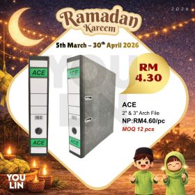 ACE 3''(75mm) FC Lever Arch File