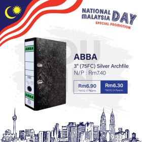 ABBA 3''(75mm) 404 FC Silver Arch File (While Stock Last)