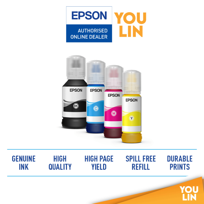 Epson 008 Ink Bottle (Black, Cyan, Magenta, Yellow)