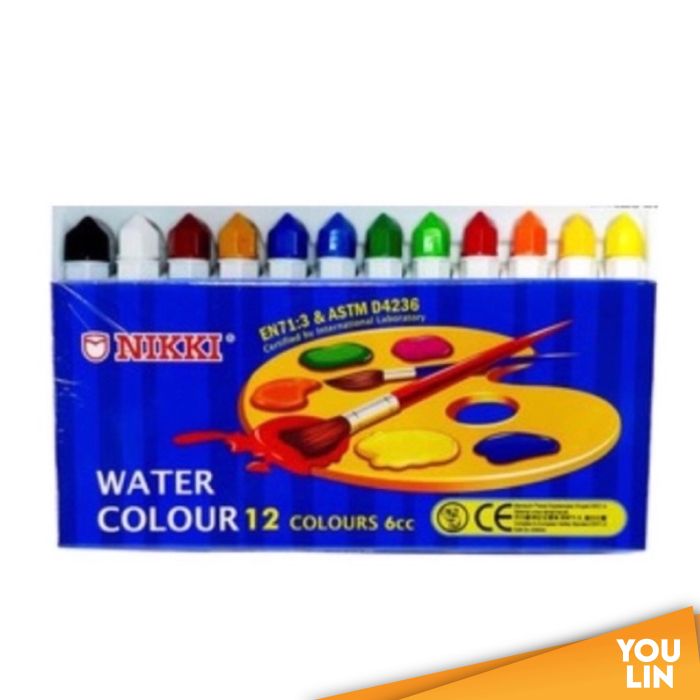 Nikki 28112 6CC Water Colour 12 Colour