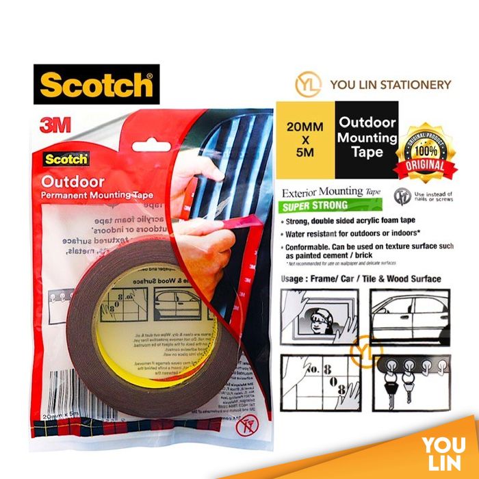 Outdoor mounting tape discount