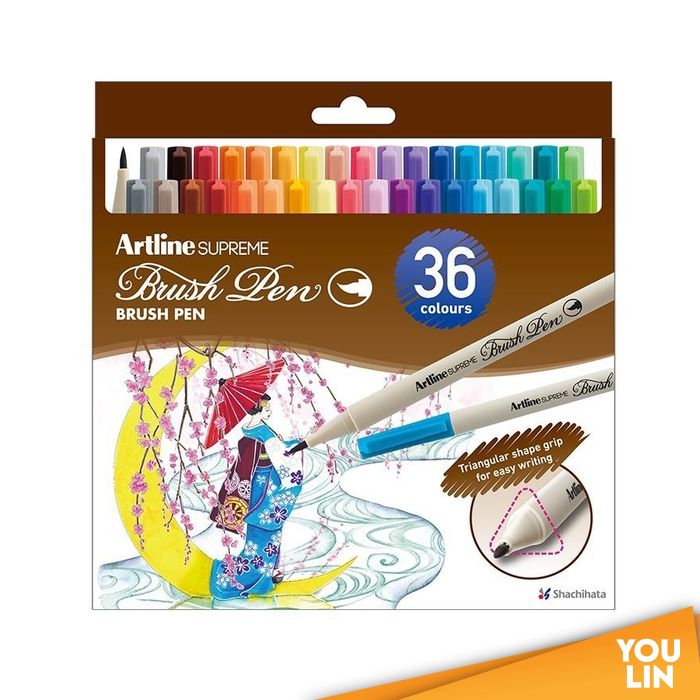 Artline EPFS-F/36W Supreme Brush Pen 36 Colour