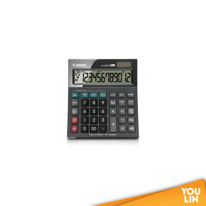 Canon Calculator 12 Digits AS-220RTS