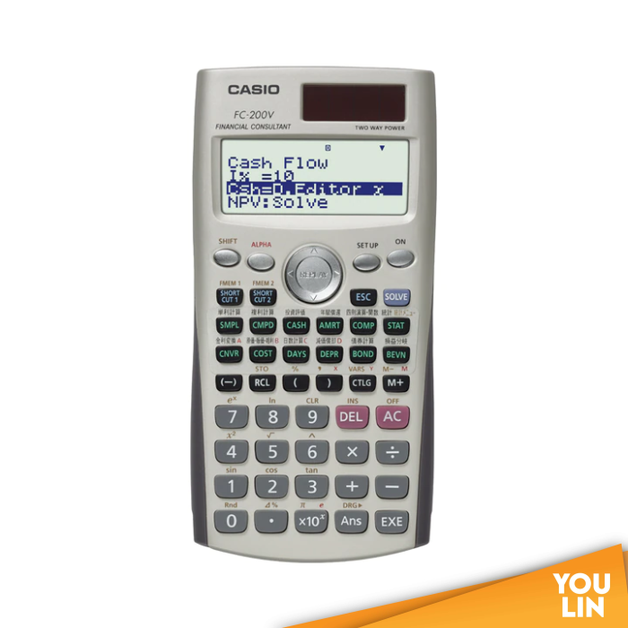 Casio Financial Calculator FC-200V