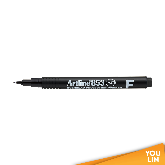 Artline 853 Ohp Permanent Marker Pen 0.5mm - Black