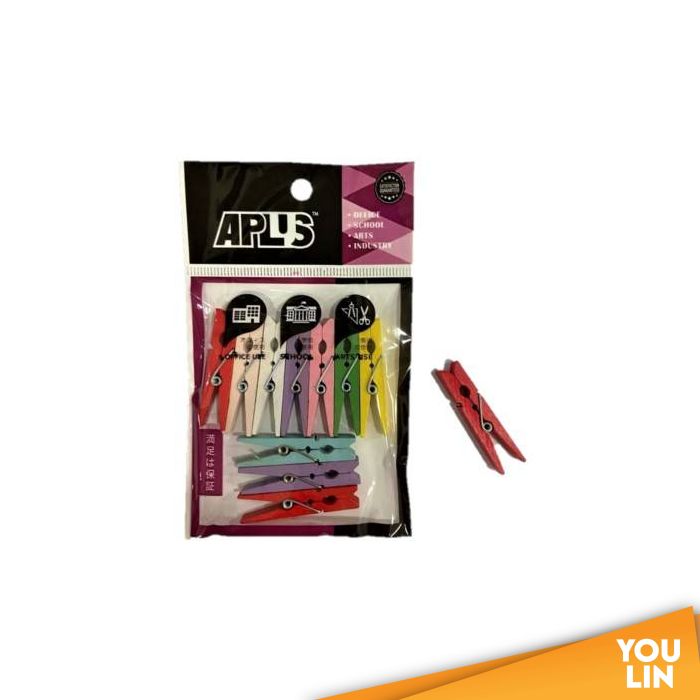 APLUS Mini Clip Large 4.8cm 10pcs - Colour