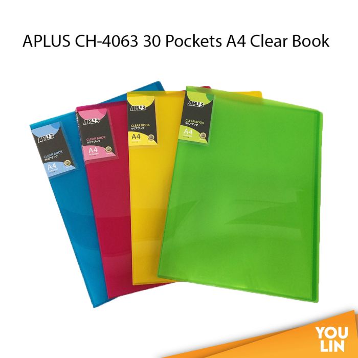APLUS CH-4063 A4 Clear Book 30'S
