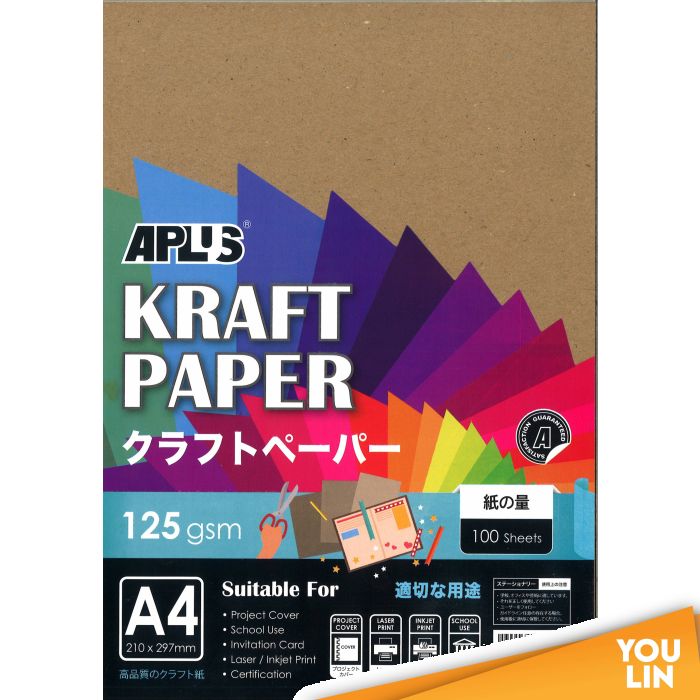 APLUS 125100-KP Kraft Paper 100'S